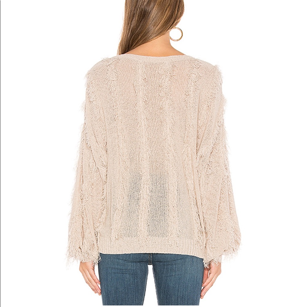 Chaser Slinky Fringe Pullover Sweater - Picture 3 of 12